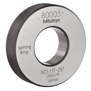 Mitutoyo 177-287 Set Ring 0. 80" 