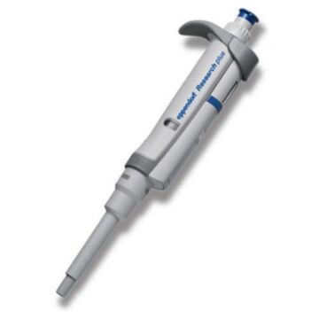 Eppendorf Research Plus Adjustable Volume, Single Channel Pipette, 100 - 1000 uL, Dark Gray
