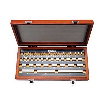 Mitutoyo 516-946-26 87 Pcs. Gage Block Set, Rect Stl Grade ASME, Grade 0