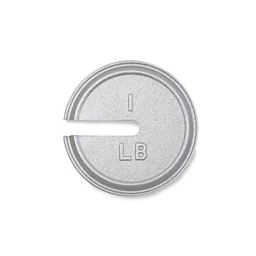 Troemner 9488W 1lb Class F Cast Iron Slotted Weight with NVLAP Certificate