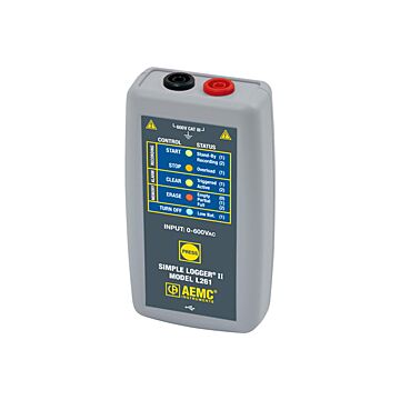 AEMC 2126.05 AC Voltage Logger, 1-Channel TRMS, 600VAC