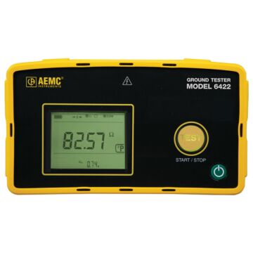 AEMC Instruments 6422 Ground Resistance Tester, Digital, 3-Point