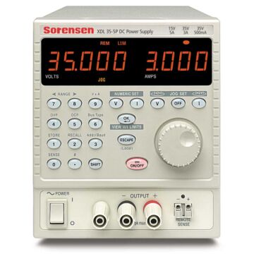 AMETEK Programmable Power Sorensen XDL Series - 105 to 242 W Digitally Controlled Precision Linear Bench Top Power Supplies