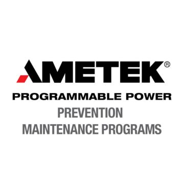 AMETEK Programmable Power RS540PM+ Prevention Maintenance Plus (PM+) Program