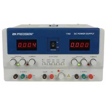 BK Precision 1762 Triple Output Power Supply (2)0-60V, 0-2A/(1)4-6.5V, 4A