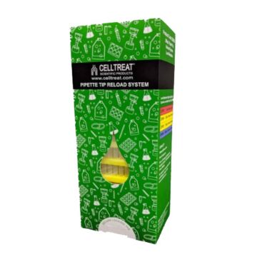 CellTreat 300uL Pipette Tips, Sterile, Low Retention, Tip Reload System, 1920/cs