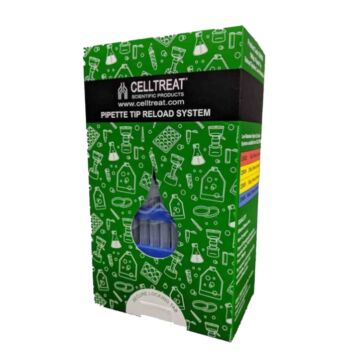 CellTreat 1000uL Pipette Tips, Sterile, Low Retention, Tip Reload System, 1920/cs