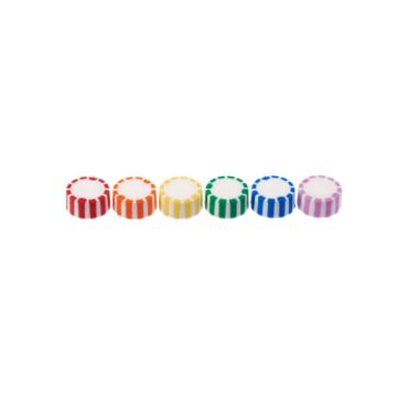 CellTreat Cap Only, Screw Top Micro Tube Cap, Grip Cap with Internal O-Ring, Assorted, 1000/case
