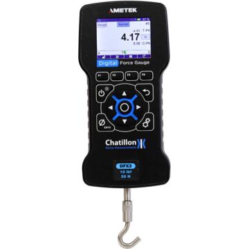 AMETEK Chatillon DFX3-050 Digital Force Gauge, 250N, +/-0.3 % of Full Scale