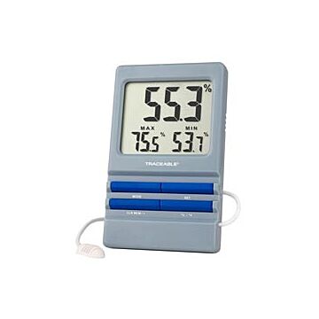 Control Company 4154 Traceable Remote Alarm RH/Temperature Monitor