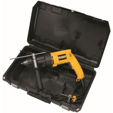 DeWalt DW505K 1/2"VSR Dual Range Hammerdrill Kit, 7.2 amp