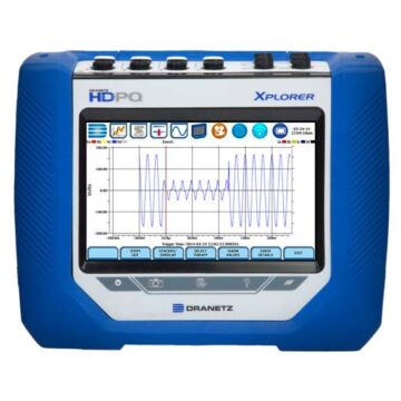 Dranetz HDPQ-XPLORER for Rent, 3-Phase Power Quality Analyzer with 4 x 6000A Flex CT's