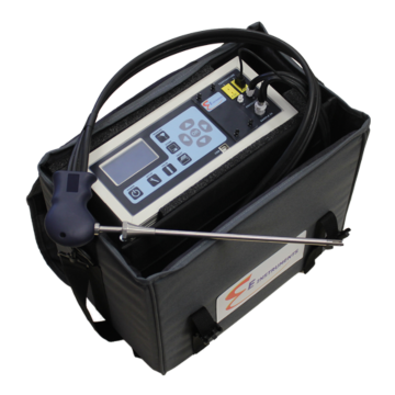 Used E Instruments International E8500 PLUS Portable Industrial Combustion Gas Analyzer O2,CO,NO/NOx,CO2