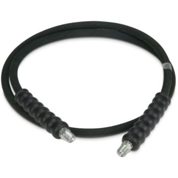 Enerpac H9206 High Pressure Hydraulic Hose, 6', Rubber, 1/4"Diameter