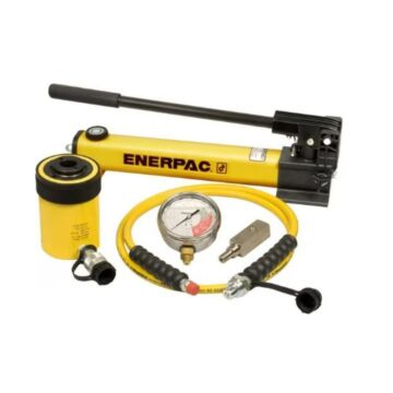 Enerpac SCH202H Hollow Hydraulic Cylinder and Hand Pump Set, 20 Ton,2" Stroke