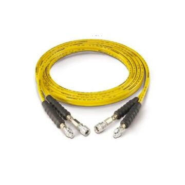 Enerpac THQ706T Twin Torque Wrench Hose,19.5ft. (6m)10,000PSI