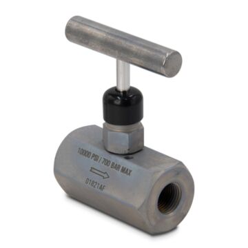 Enerpac V82 Needle Valve, 3/8 in NPTF Oil Port