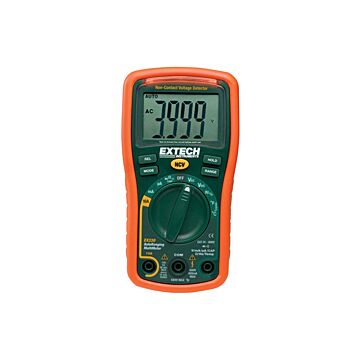 Extech EX330 12-Function Mini MultiMeter + Non-Contact Voltage Detector