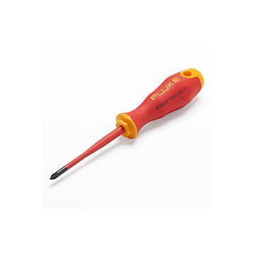 Fluke IPHS1 Insulated Phillips screwdriver no.1 tip, 4in blade, 1000V