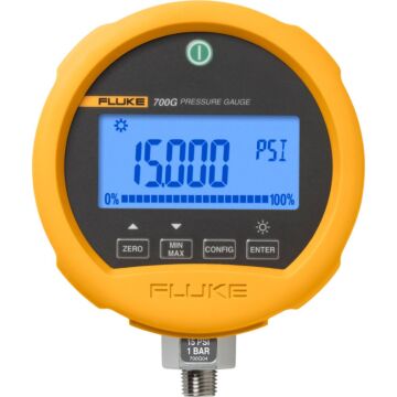 Used Fluke 700G01 Pressure Gauge, -10 to 10"H2O 