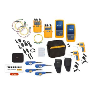 Fluke Networks CFM-100SI-NW/GLD 1-Mode OLTS Kit w/ Inspection Cameras and 1-Year Gold Support