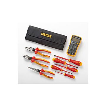 Fluke IB117K 117  DMM & insulated hand tools starter kit, pouch