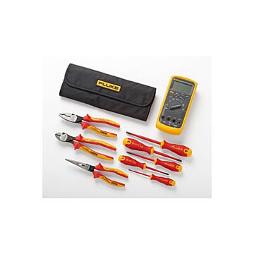 Fluke IB875K 87V DMM & insulated hand tools starter kit, pouch