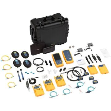 Fluke Networks DSX-8000QOI-W 2GHZ DSX QUAD OTDR OLTS Inspection Kit with WiFi