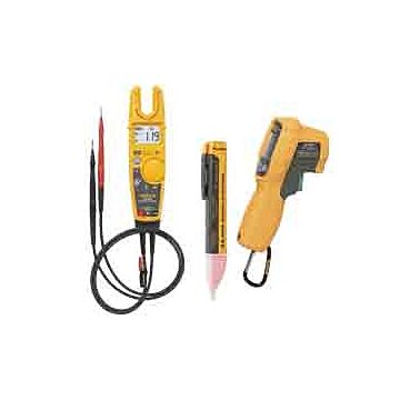 Fluke T6-600-62MAX+-1AC Kit with Electrical Tester, Infrared Thermometer, Voltage Detector
