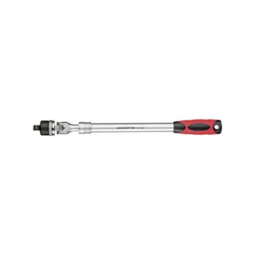 Gedore Red R60110009 Telescopic Ratchet with Swivel Head, 1/2" Drive