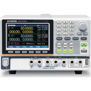 GW Instek GPP-3060 (GPIB) 385W Three Channel DC Power Supply, RS-232/USB/LAN/GPIB