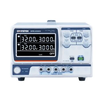 GW Instek GPE-2323 192W Two Channel DC Power Supply