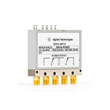 Keysight Technologies N1812UL Coaxial Switch,5-Port Untermntd Latching w/Current Interrupt