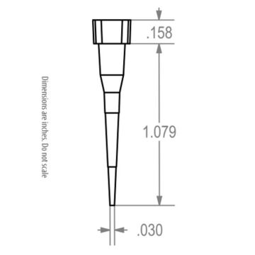 Labcon SuperSlik 10 uL Tips, Low-Retention, Non-Sterile, Ultrafine tip, Tip Refills, 576/pack