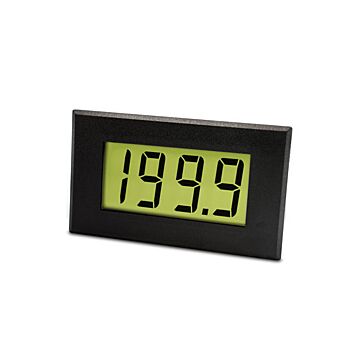 Lascar DPM 950S Large 200mV LCD Single Rail Voltmeter with LED Backlighting