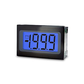 Lascar SP 400-BLUE Splash-Proof Ultra Low Profile LCD Voltmeter
