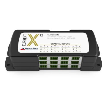 MadgeTech CURRENTX12-30MA 12-channel,low-level DC current data logger w/ 30mA range