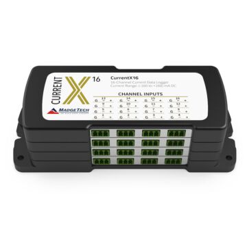 MadgeTech CURRENTX16-30MA 16-channel,low-level DC current data logger w/ 30mA range
