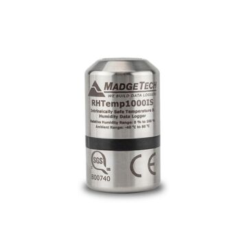 MadgeTech RHTEMP1000IS-KR Intrinsically Safe Humidity and Temp Data Logger w/ Key Ring