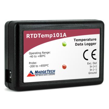 MadgeTech RTDTEMP101A RTD based Temperature Recorder with a 10 year battery life