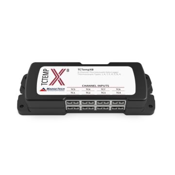 MadgeTech TCTEMPX8 8-Channel Thermocouple- Based Temperature Data Logger