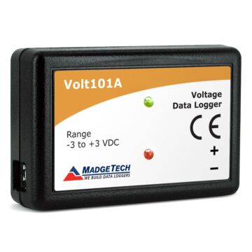MadgeTech VOLT101A-30V Low Level, -2 V to 32 V, DC Voltage Recorder