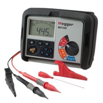 Megger MIT310 Insulation & Continuity Tester, 250V, 500V, 1000V