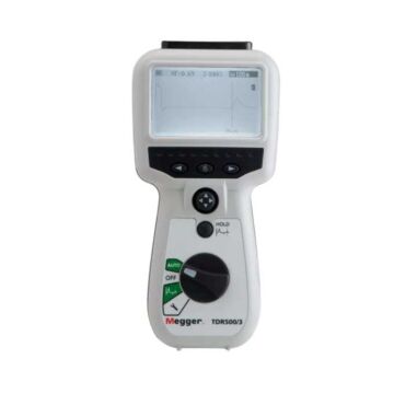 Megger TDR500/3 for Rent, Handheld Time Domain Reflectometer (Cable Fault Locator)