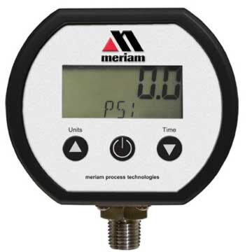 Meriam MGF16BN500PSIG Digital Pressure Gauge 0-500 PSIG