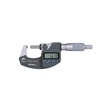 Mitutoyo 395-351-30 Digital Spherical Face Micrometer with SPC Output,0-1"/0-25.4mm