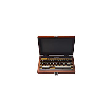 Mitutoyo 516-913-26 35pc. Gage Block Set, Inch, Rectangle Steel, ASME 00