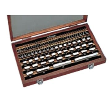 Mitutoyo 516-944-26 103pc. Rectangular Steel Gage Block Set, 1mm-100mm, Grade 2