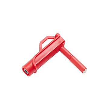 Pomona 73106-2 Right-Angle Magnetic Probe, Red 