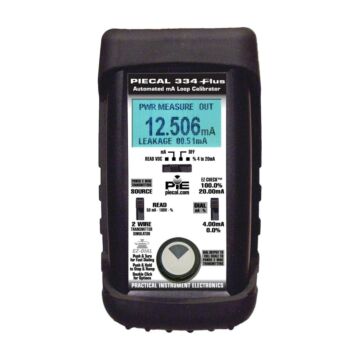 Used PIE 334PLUS Automated 4-20mA Loop Calibrator w/NIST, Boot